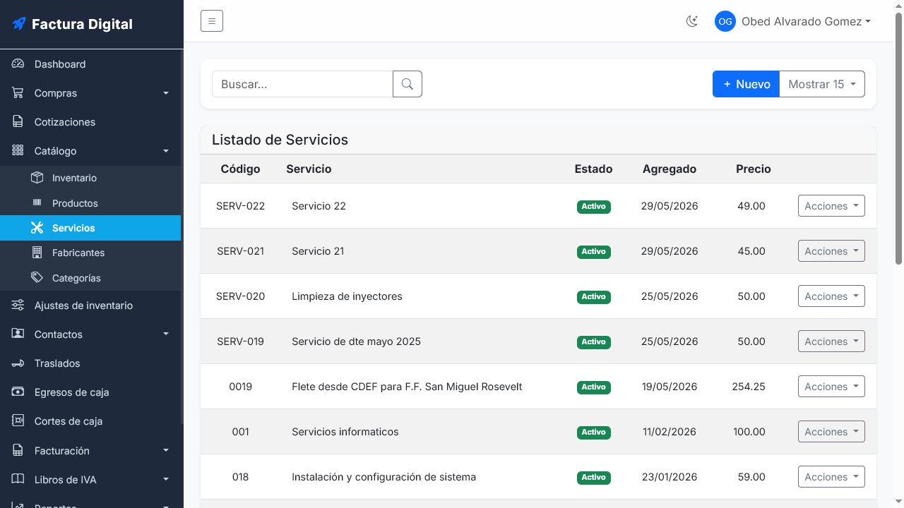 Servicios